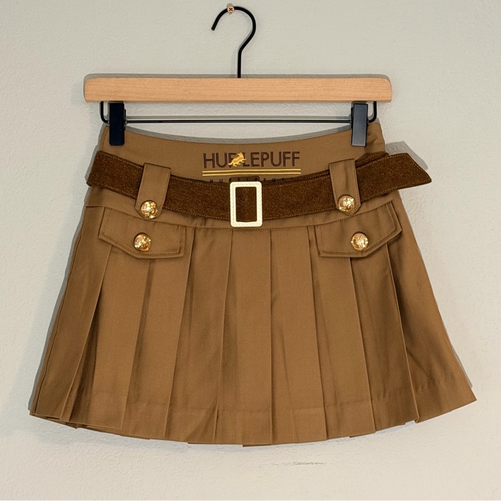 KYOUKO x Harry Potter Hufflepuff Pleated Uniform Skirt – Size Small – Belted